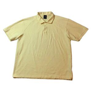 Nike Golf Short Sleeve Polo Shirt Men's Size 2XL Yellow 100% Cotton